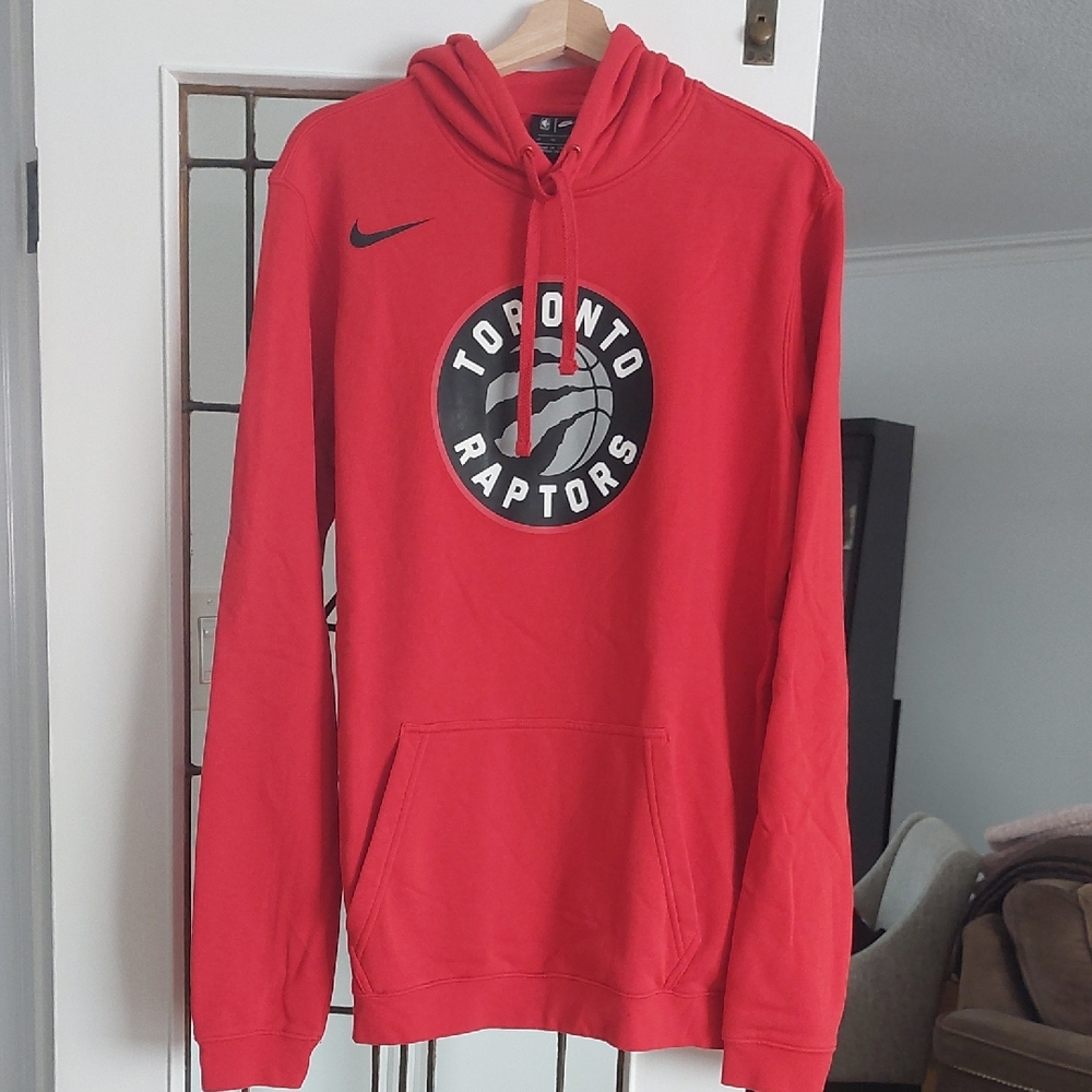 Nike Red Toronto Raptors Men's Hoodie Sweater